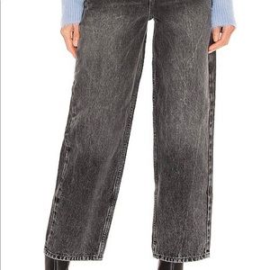 Free People Frank Dad Jean in Black